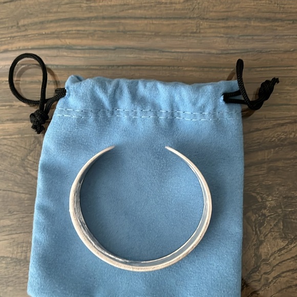 Silver Rhinestone Bangle - Picture 3 of 4